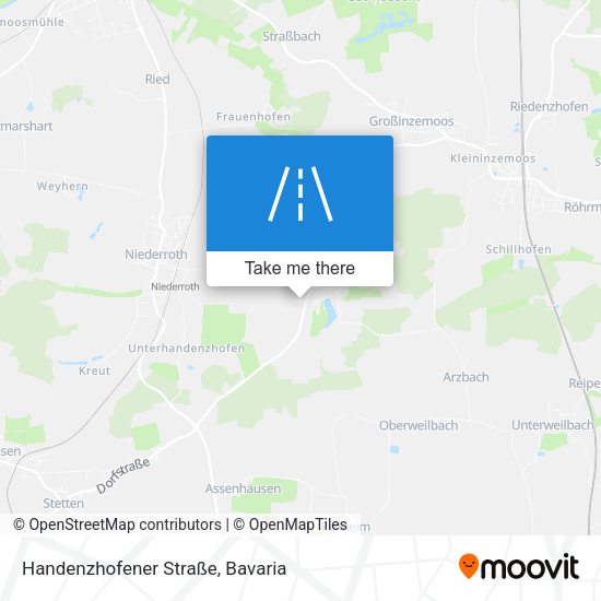 Handenzhofener Straße map