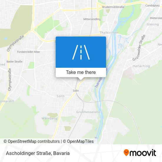 Карта Ascholdinger Straße