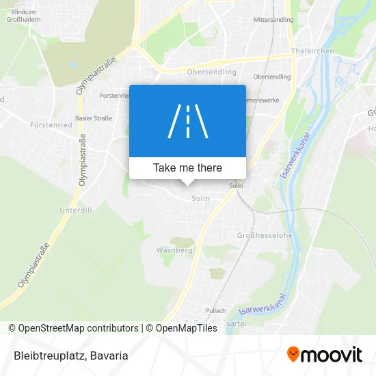Карта Bleibtreuplatz