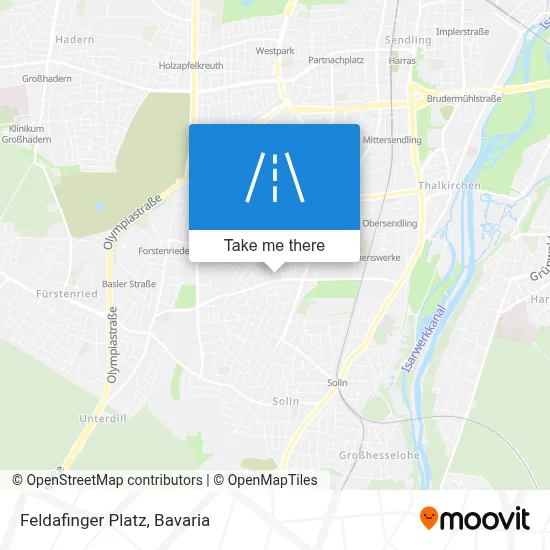 Feldafinger Platz map