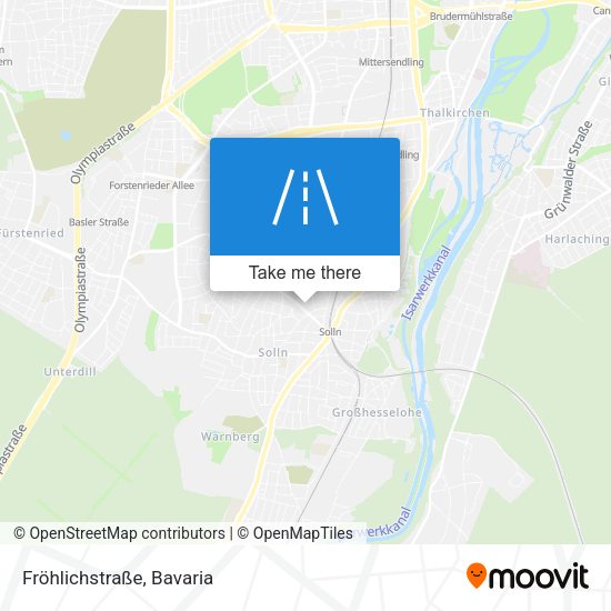 Fröhlichstraße map