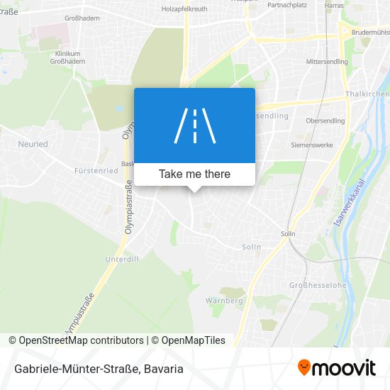 Gabriele-Münter-Straße map