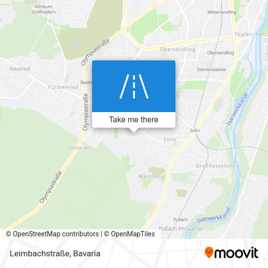 Карта Leimbachstraße