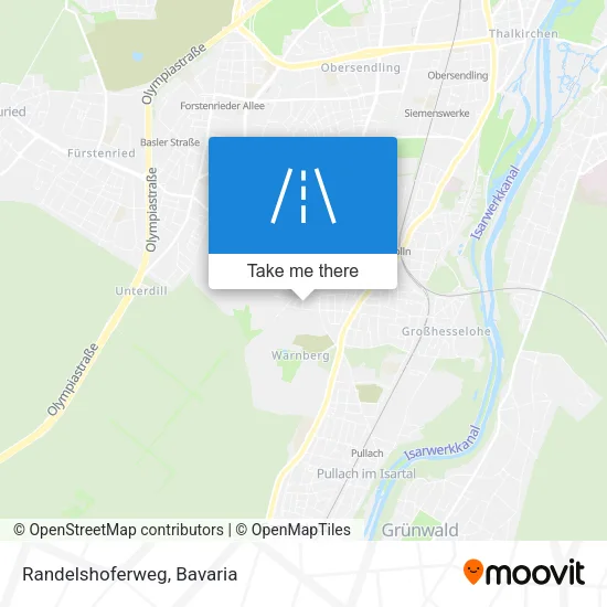 Карта Randelshoferweg