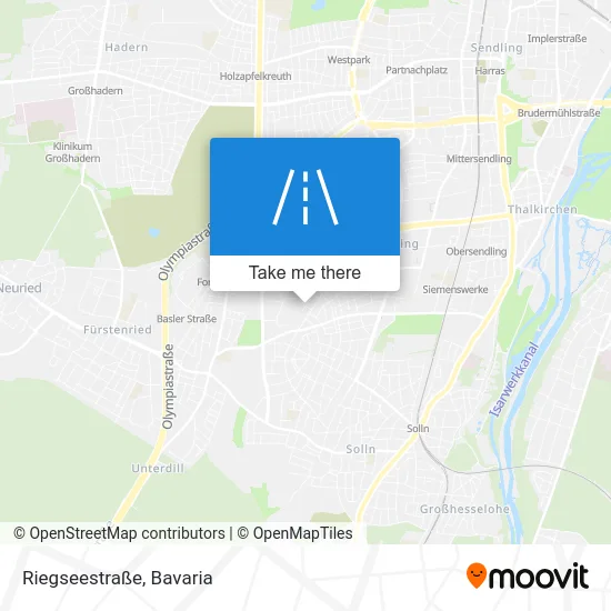 Riegseestraße map