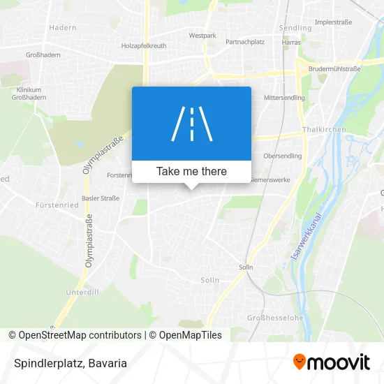 Карта Spindlerplatz