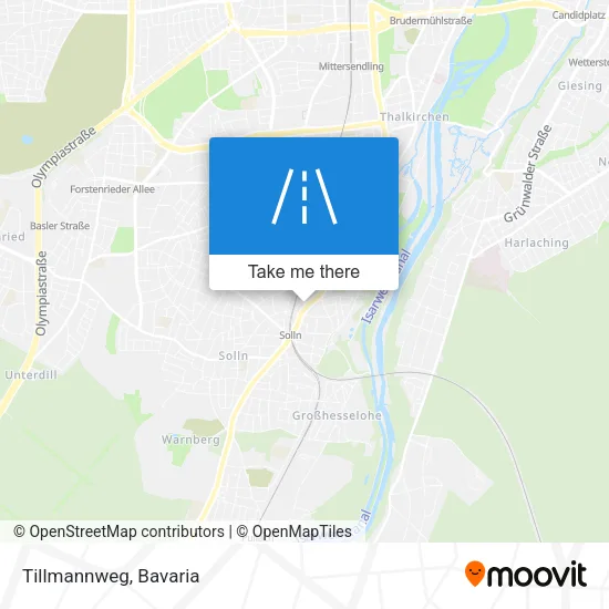 Tillmannweg map