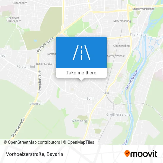 Карта Vorhoelzerstraße