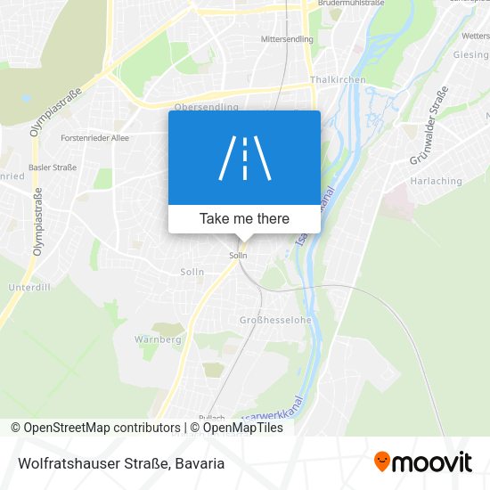 Wolfratshauser Straße map