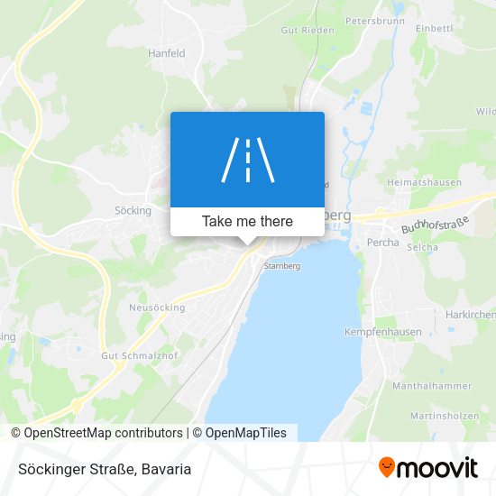 Söckinger Straße map