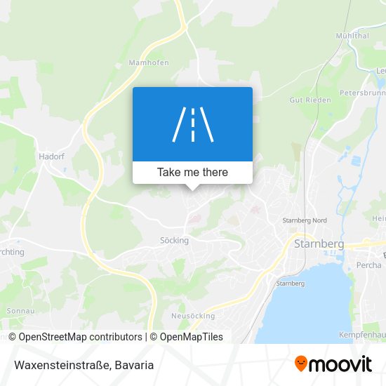 Waxensteinstraße map