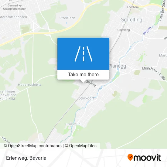 Карта Erlenweg