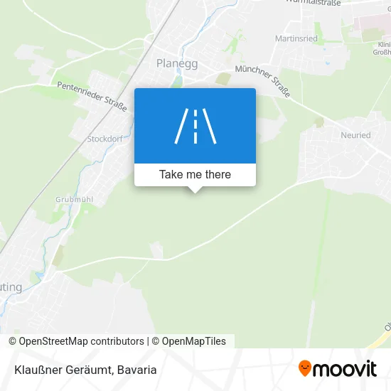 Карта Klaußner Geräumt