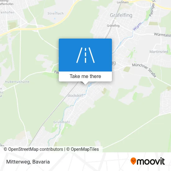 Mitterweg map
