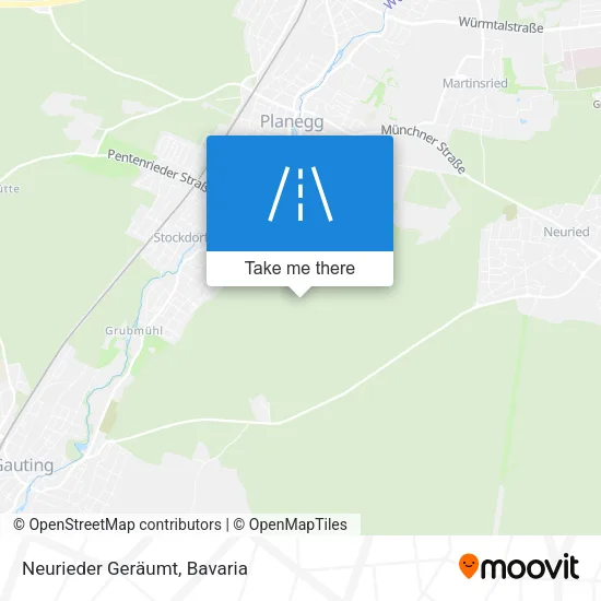 Карта Neurieder Geräumt