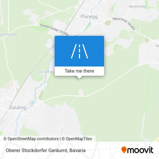 Карта Oberer Stockdorfer Geräumt