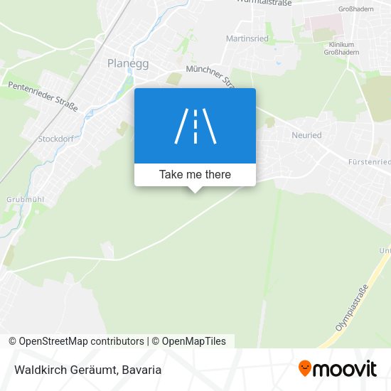 Waldkirch Geräumt map
