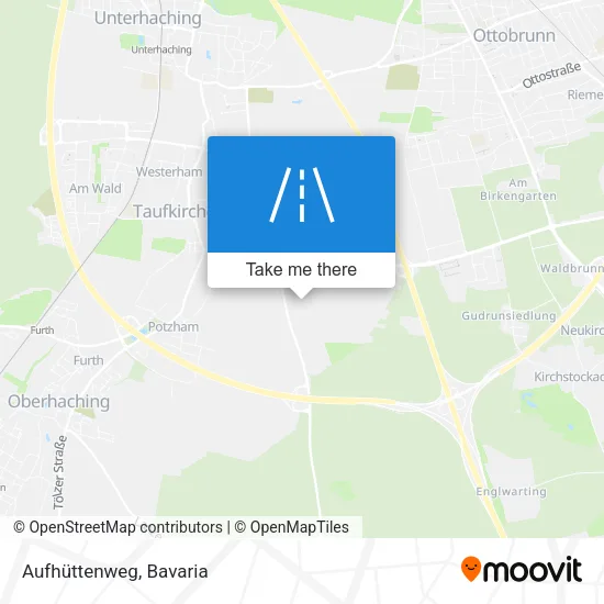 Карта Aufhüttenweg