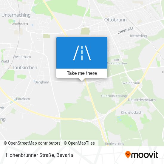 Hohenbrunner Straße map