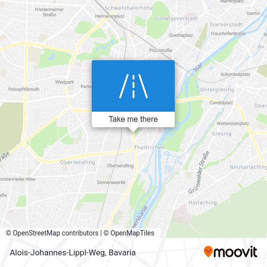 Alois-Johannes-Lippl-Weg map