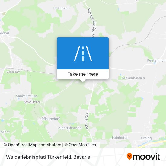 Walderlebnispfad Türkenfeld map