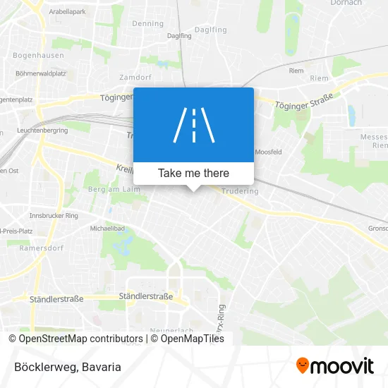 Карта Böcklerweg