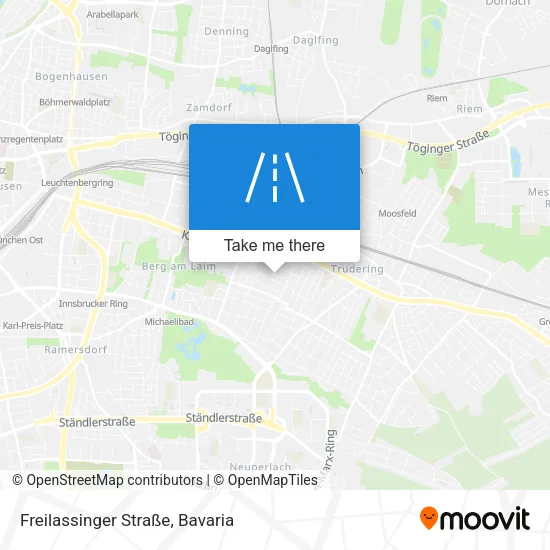 Карта Freilassinger Straße