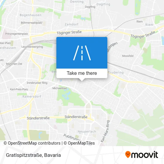 Карта Gratlspitzstraße