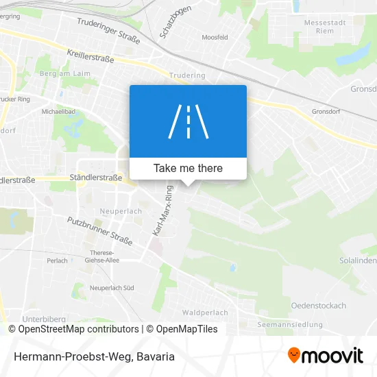 Hermann-Proebst-Weg map