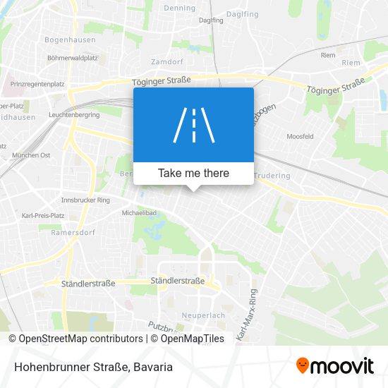 Hohenbrunner Straße map