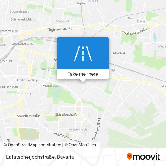 Карта Lafatscherjochstraße