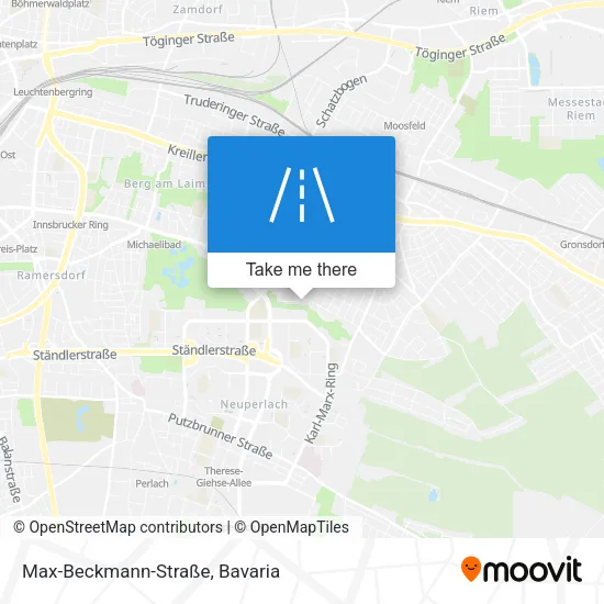 Карта Max-Beckmann-Straße