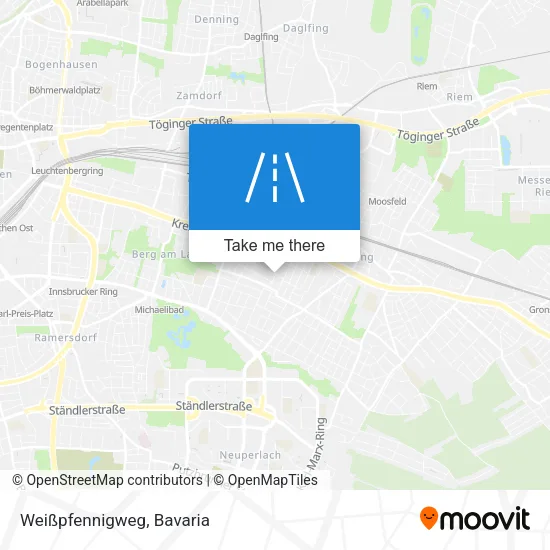 Карта Weißpfennigweg