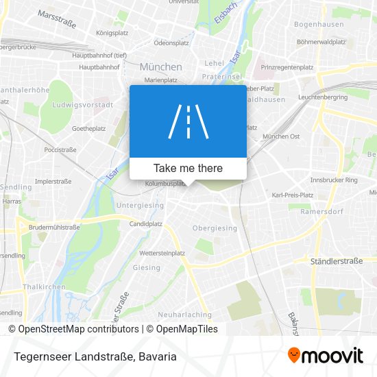 Tegernseer Landstraße map