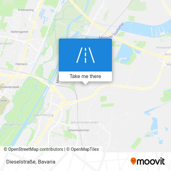 Карта Dieselstraße