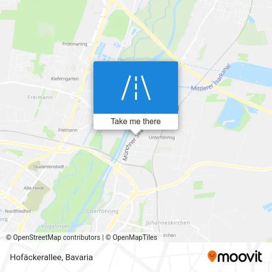 Карта Hofäckerallee
