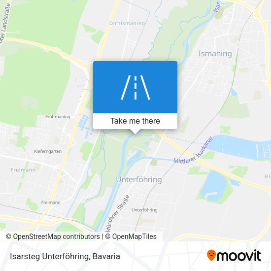 Isarsteg Unterföhring map