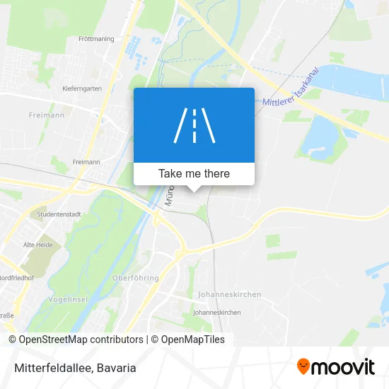 Mitterfeldallee map