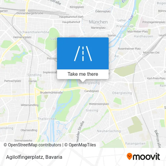 Карта Agilolfingerplatz