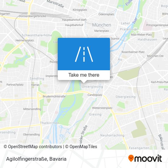 Agilolfingerstraße map