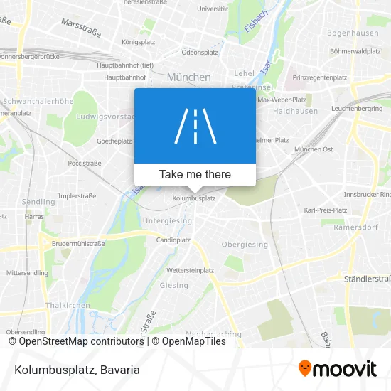 Карта Kolumbusplatz