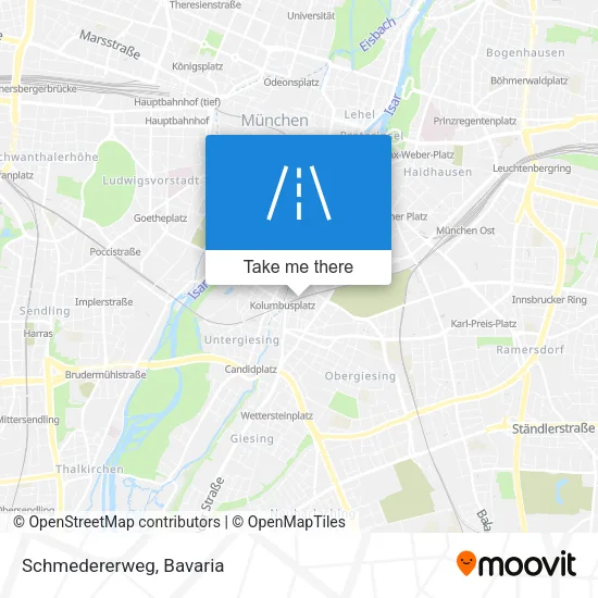 Карта Schmedererweg