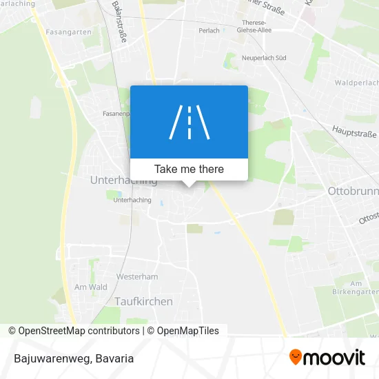 Bajuwarenweg map