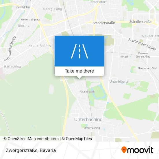 Карта Zwergerstraße