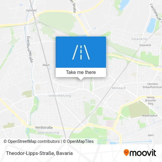 Карта Theodor-Lipps-Straße
