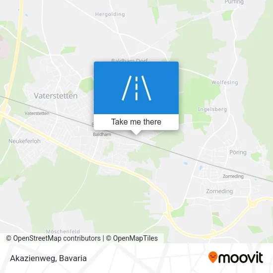 Карта Akazienweg