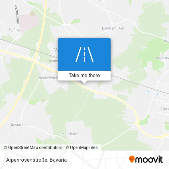 Карта Alpenrosenstraße