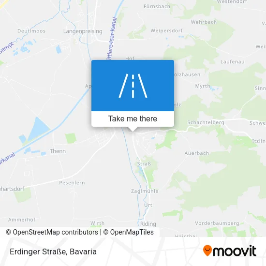 Erdinger Straße map