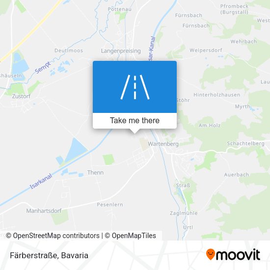 Färberstraße map