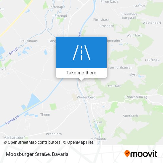 Moosburger Straße map